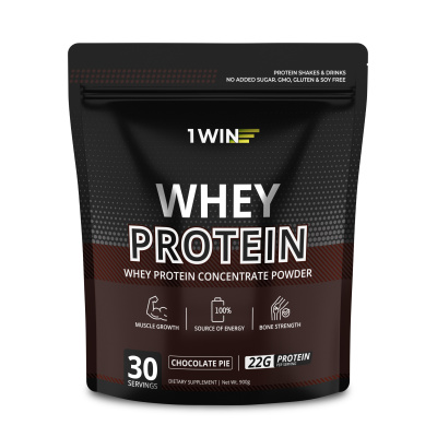 Протеин Whey Protein / Белковый коктейль для похудения, без сахара. Вкус: Шоколадный пирог, 450гр..